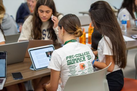 student with laptop 2023